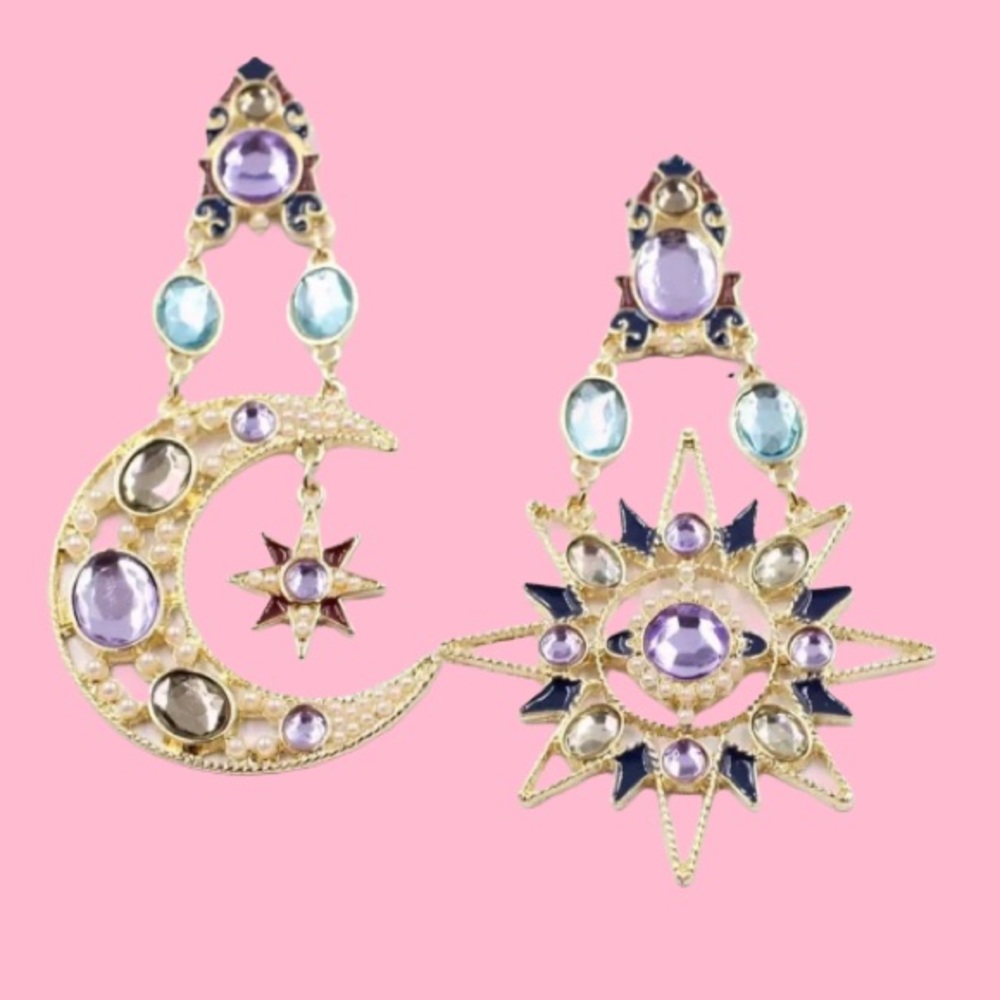 Crystal Stone Earrings